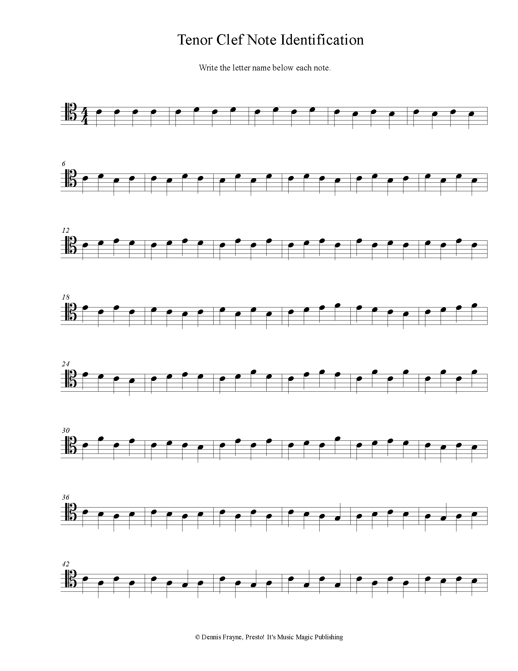 musical notes worksheet printable