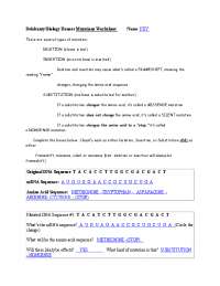 mutations worksheet answers biology