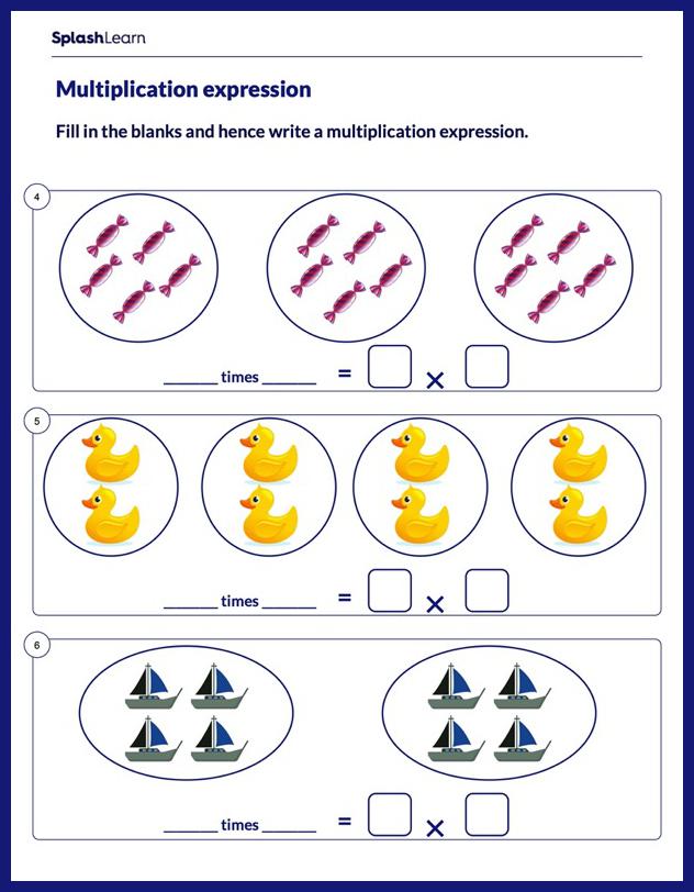 mutliplication worksheet