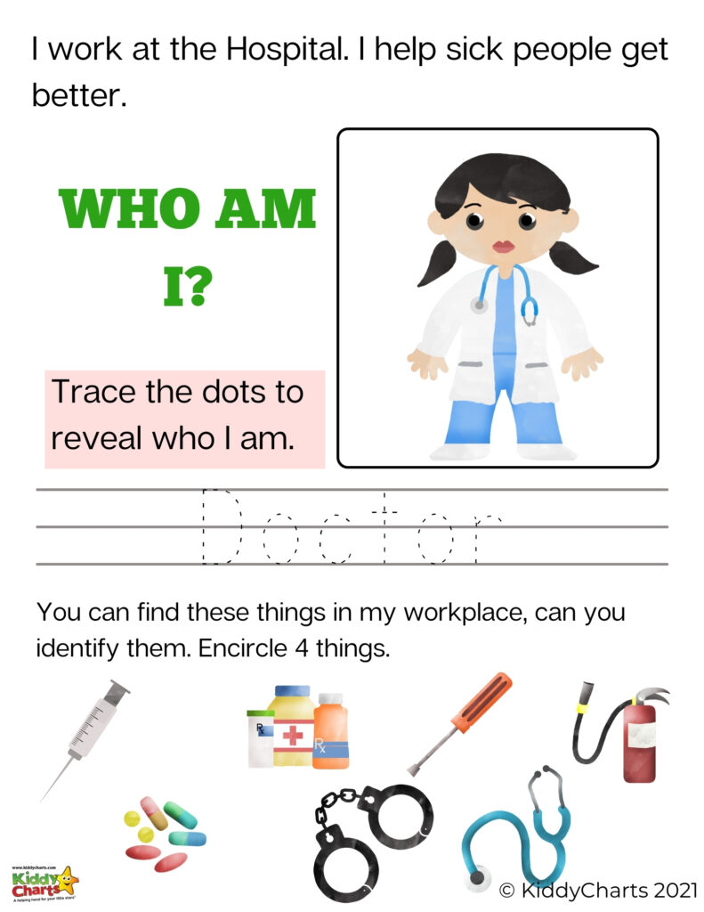 my community preschool worksheet