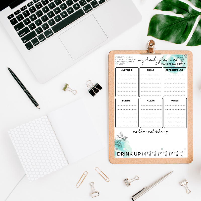 MY DAILY PLANNER PRINTABLE - A More Liveable Life