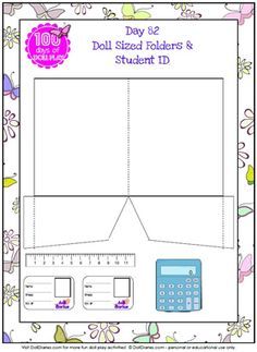 my froggy stuff printables folders