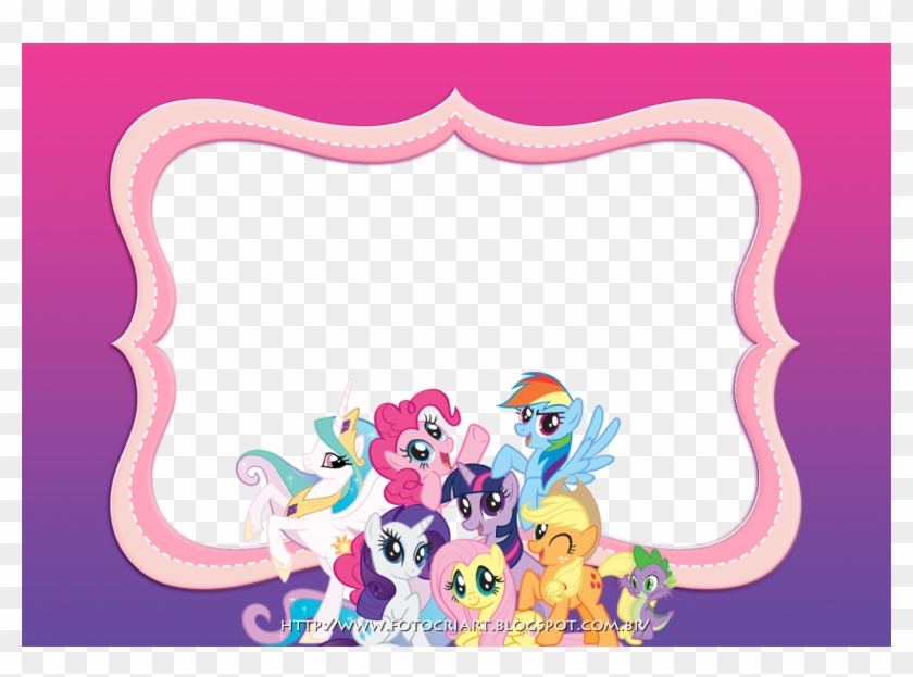 my little pony printable thank you cards