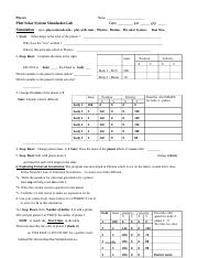 my solar system lab worksheet answers