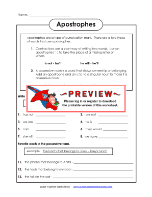 my super teacher worksheet