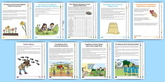 KS1 Mystery Maths Games Resource Pack (teacher made)