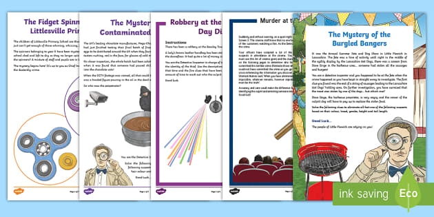 Maths Classroom Mystery Games Pack - KS1 Maths Resource