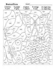 mystery picture addition worksheet