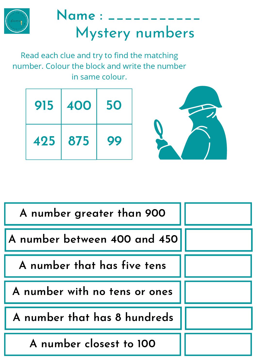 free-detective-math-worksheet-teacha-worksheets-library for Free Printable Math Mystery Pictures Free detective Math worksheet โข Teacha! - Worksheets Library for Free Printable Math Mystery Pictures