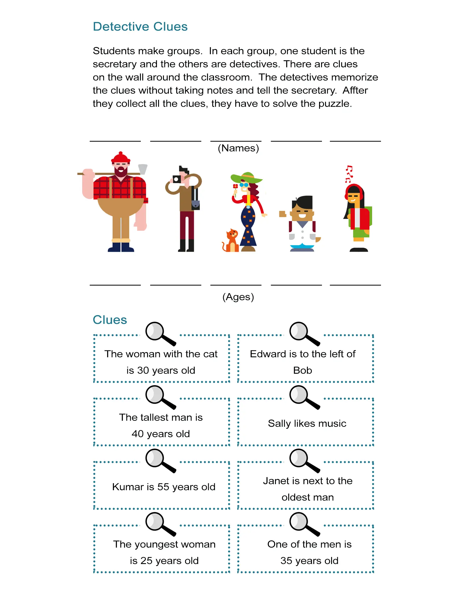 mystery picture worksheet