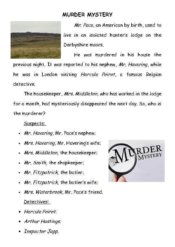 mystery pictures worksheet