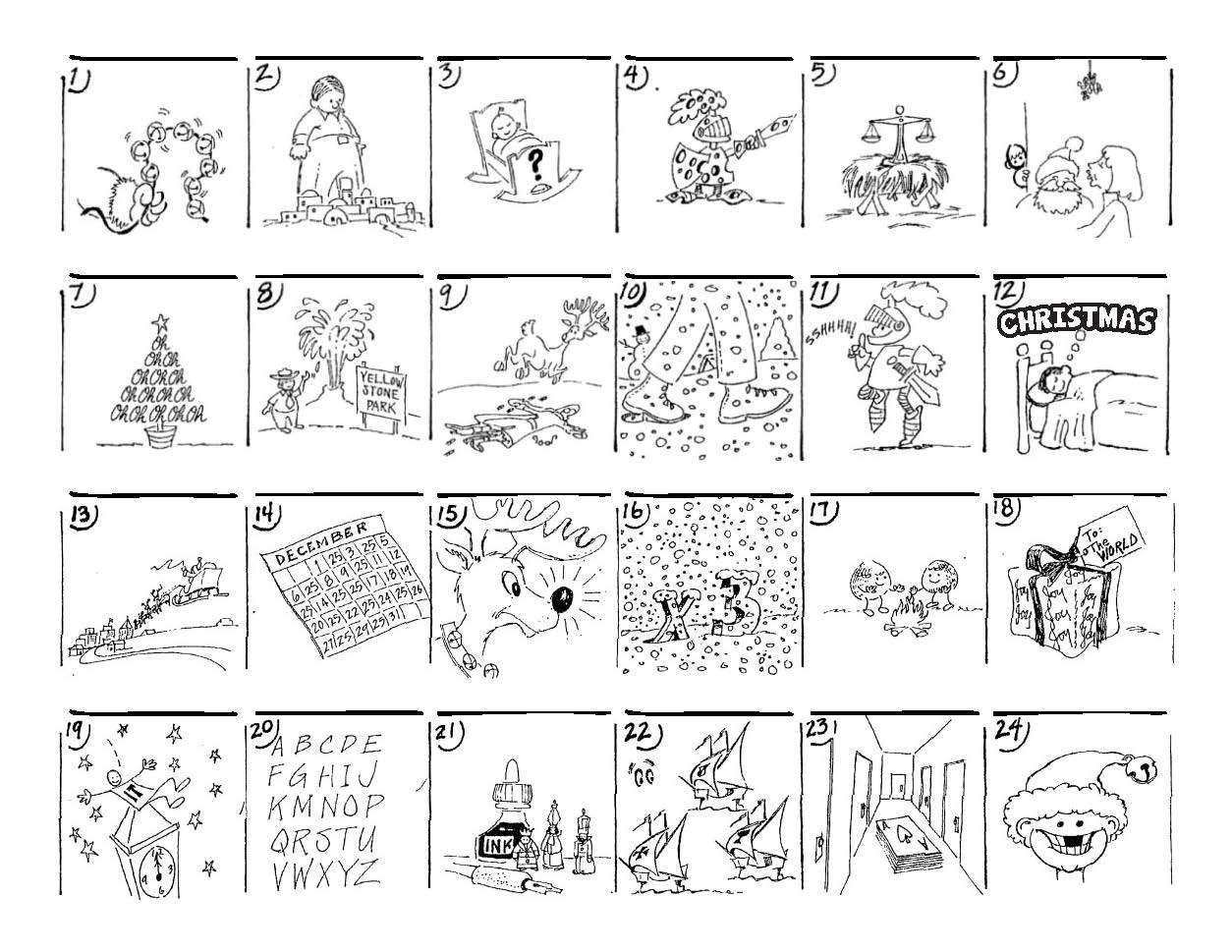 name that christmas song worksheet