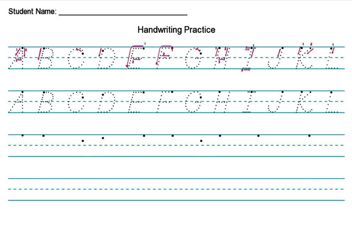 Handwriting Worksheet Creator {Free} | DIY Homeschooler