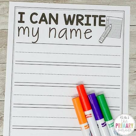 Free Name Writing Practice: Editable Tracing Template (2024) - The ...