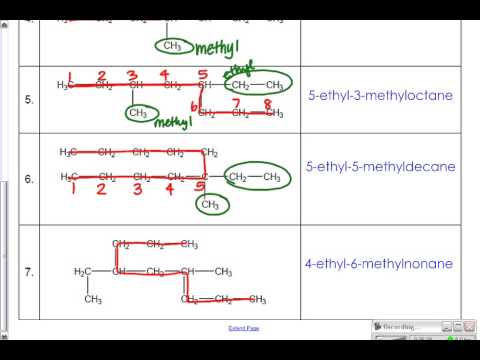 naming alkanes worksheet with answers