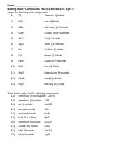 Binary Naming Type II.doc - Name Naming Binary Compounds Practice ...