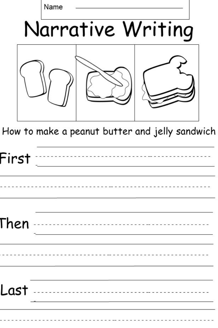 Free Narrative Writing - kindermomma.com | 1st grade writing ...