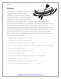native american worksheet 2nd grade