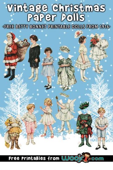 nativity paper dolls printable