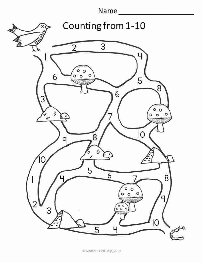 Nature-Themed Preschool Worksheets - Wonder-Filled Days