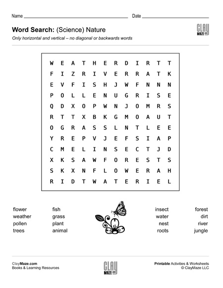 Word Search: (Science) Nature | Homeschool Books, Math Workbooks ...