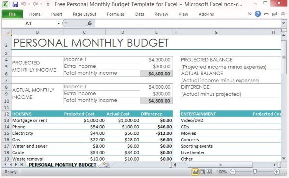 need to make a monthly budget worksheet