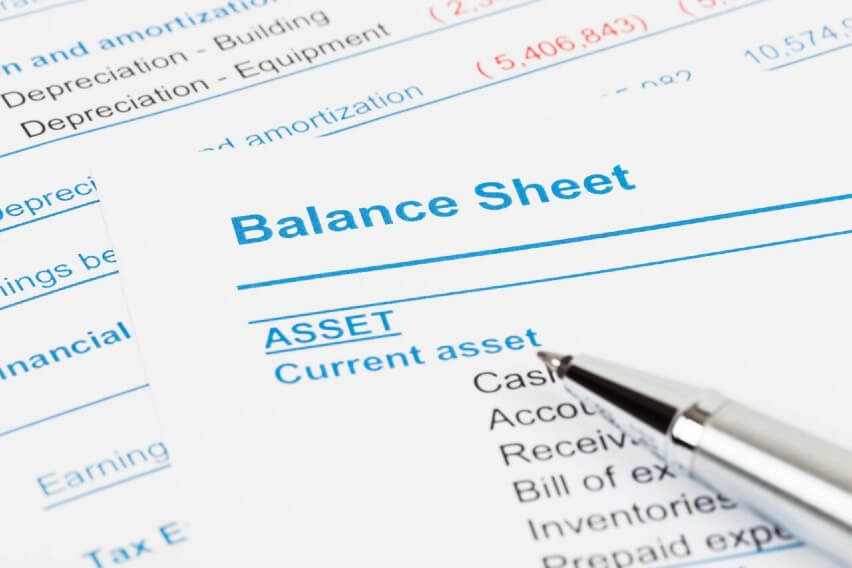 net income appears on the worksheet in the
