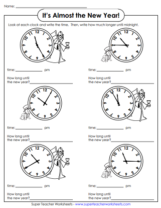 New Year Maths and ELA funny worksheets (pre-K/1st grade) | Math ...