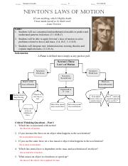 newton laws worksheet high school