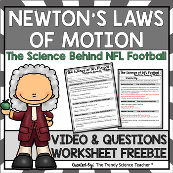 Newtons Laws of Motion Worksheet [PRINT &  DIGITAL FOR DISTANCE ...