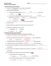 Newtons laws worksheet AKS.pdf - Abdulhamid Salad PHYSICAL SCIENCE ...