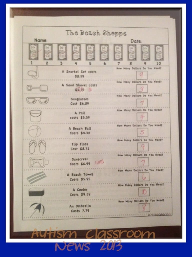 next dollar up worksheet
