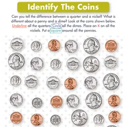 nickel worksheet for kindergarten