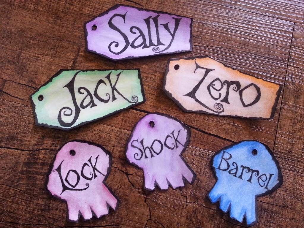 nightmare before christmas printable gift tags