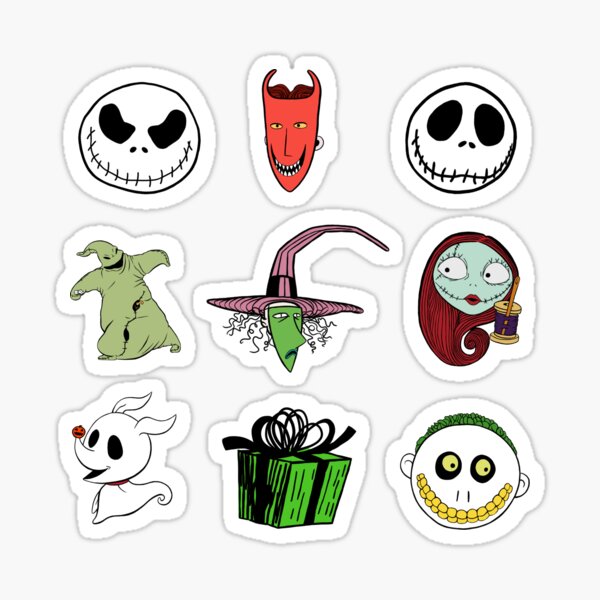 nightmare before christmas printable gift tags