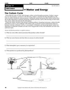 Nitrogen Cycle Lesson Plans &  Worksheets :: 73 - 96