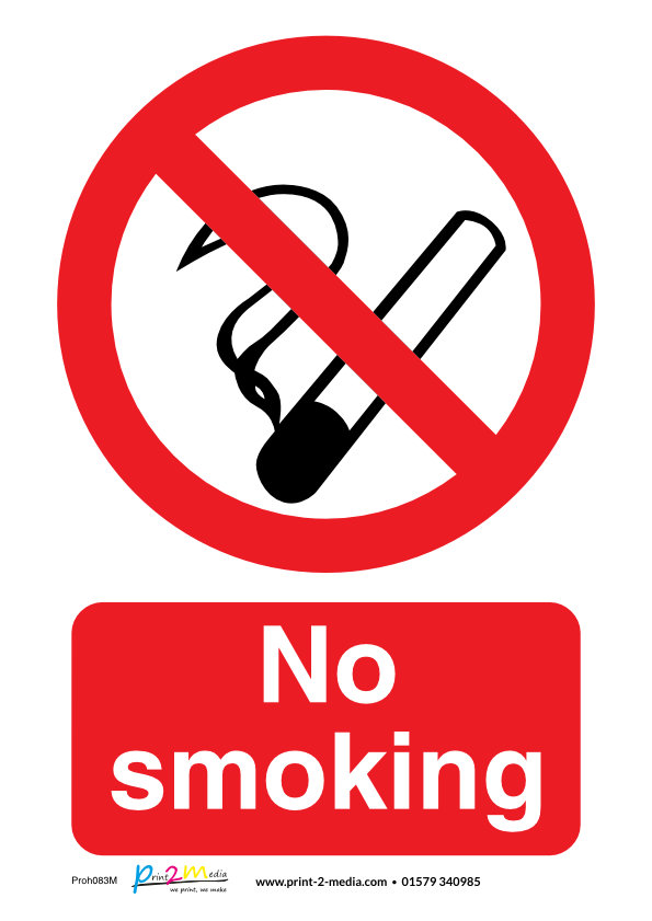 no smoking sign to print off