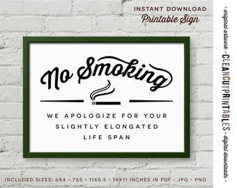 no smoking sign to print off