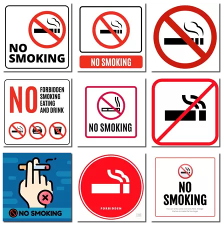 no smoking sign to print