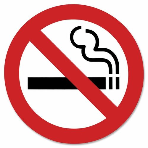 Printable Landscape No Smoking Sign Template
