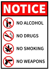 Warning No Smoking Area Signs in Vector, Easy To Use and Print ...
