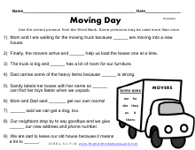 noun verb and antecedent worksheet
