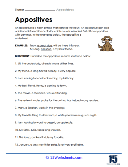 noun verb and antecedent worksheet