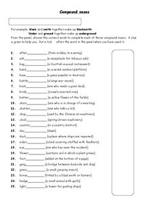 nouns worksheet 4th grade