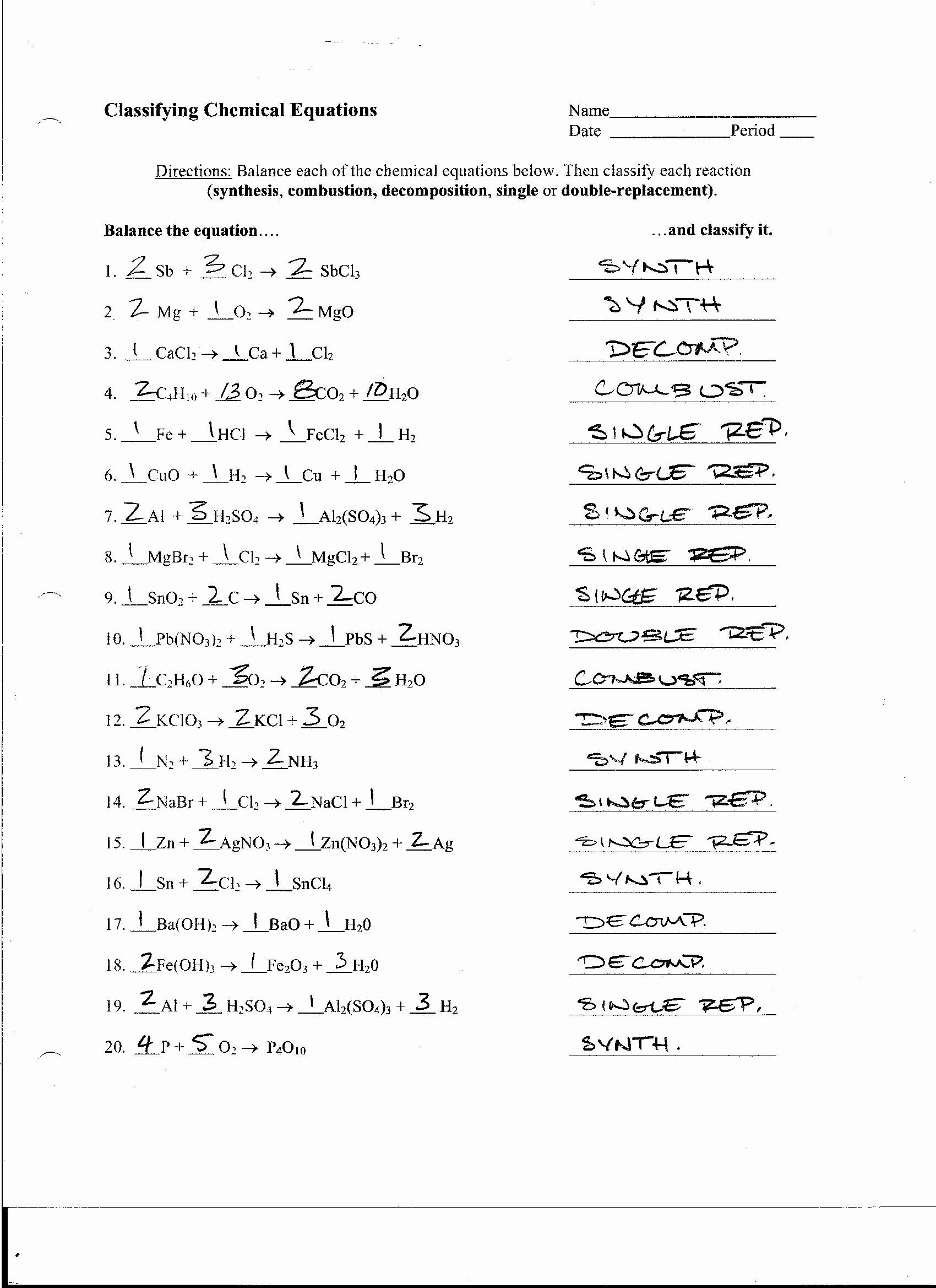 nuclear reaction equations worksheet