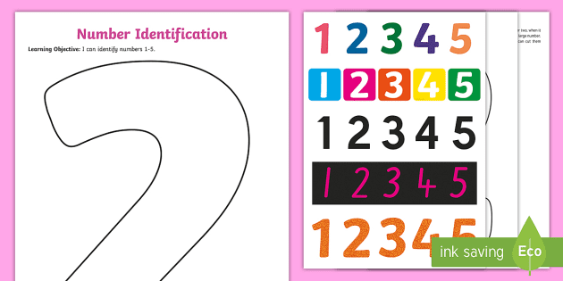 number 1 and 2 worksheet