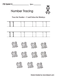 Number 11 Worksheet | Download Free Printables For Kids