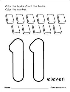 number 11 worksheet