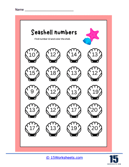 Number 13 Worksheets - 15 Worksheets Library