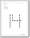 Number 14 Worksheets : Number 14 worksheets for preschool and ...